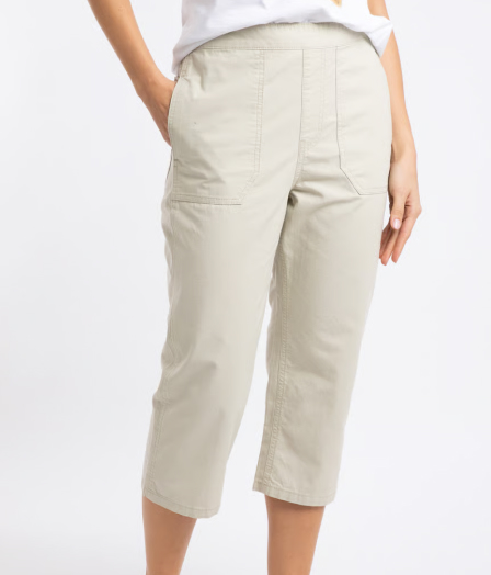 Anyar 3/4 Length Ripstop Trousers Oyster