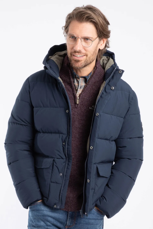 Calderwood Heavy Weight Padded Jacket Midnight