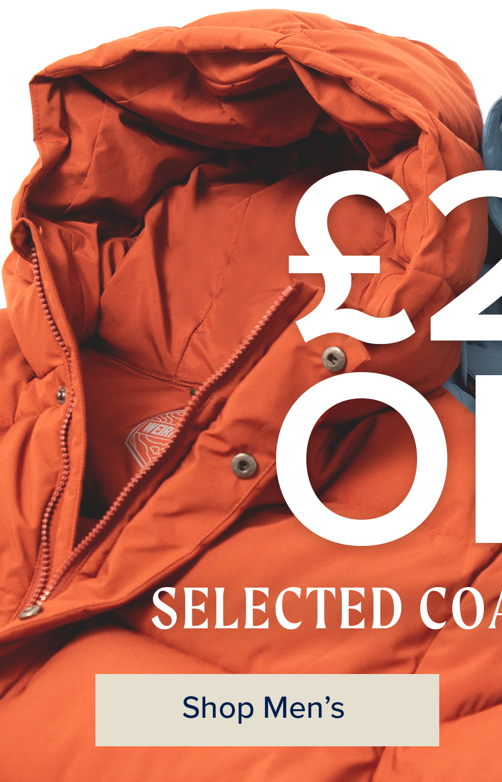 £20 of selected coats and jackets