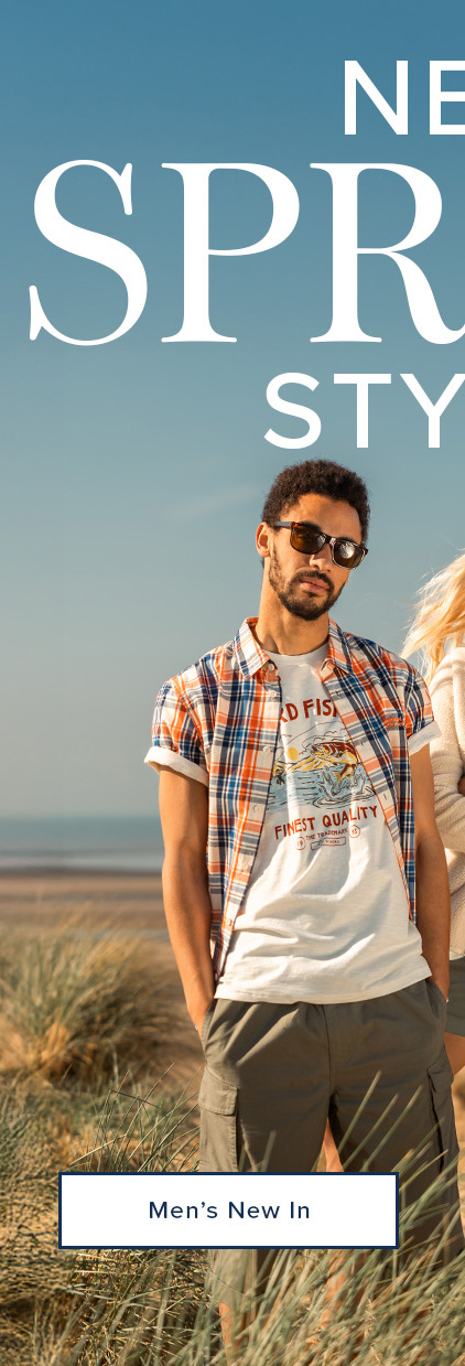 New Spring Styles - Shop Men's New In