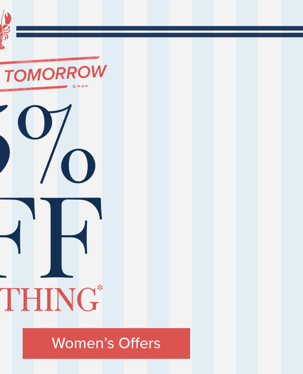 25% off everything - womens