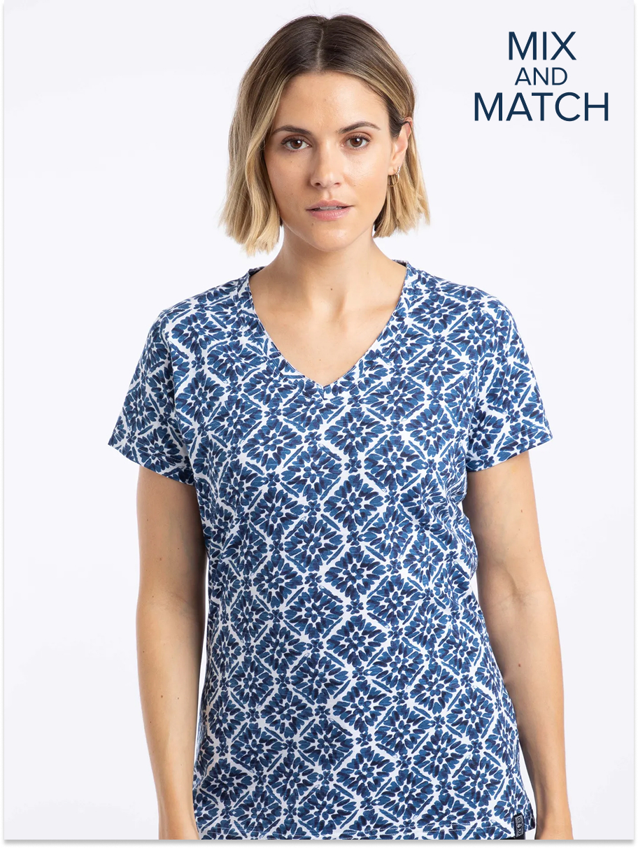 Merica Printed Jersey T-Shirt Twilight