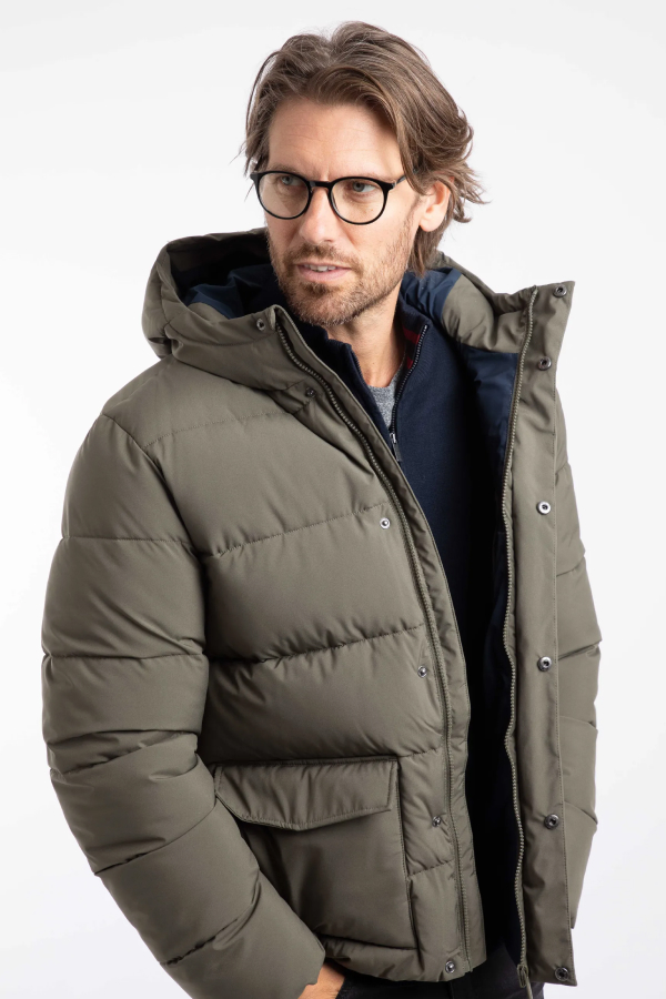 Calderwood Heavy Weight Padded Jacket Deep Lichen Green