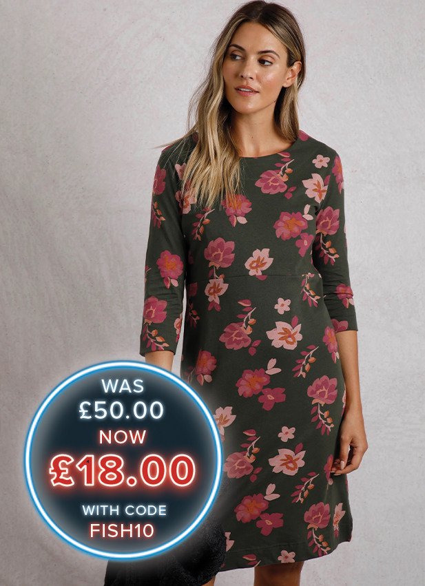 Shafika Printed Jersey Dress
