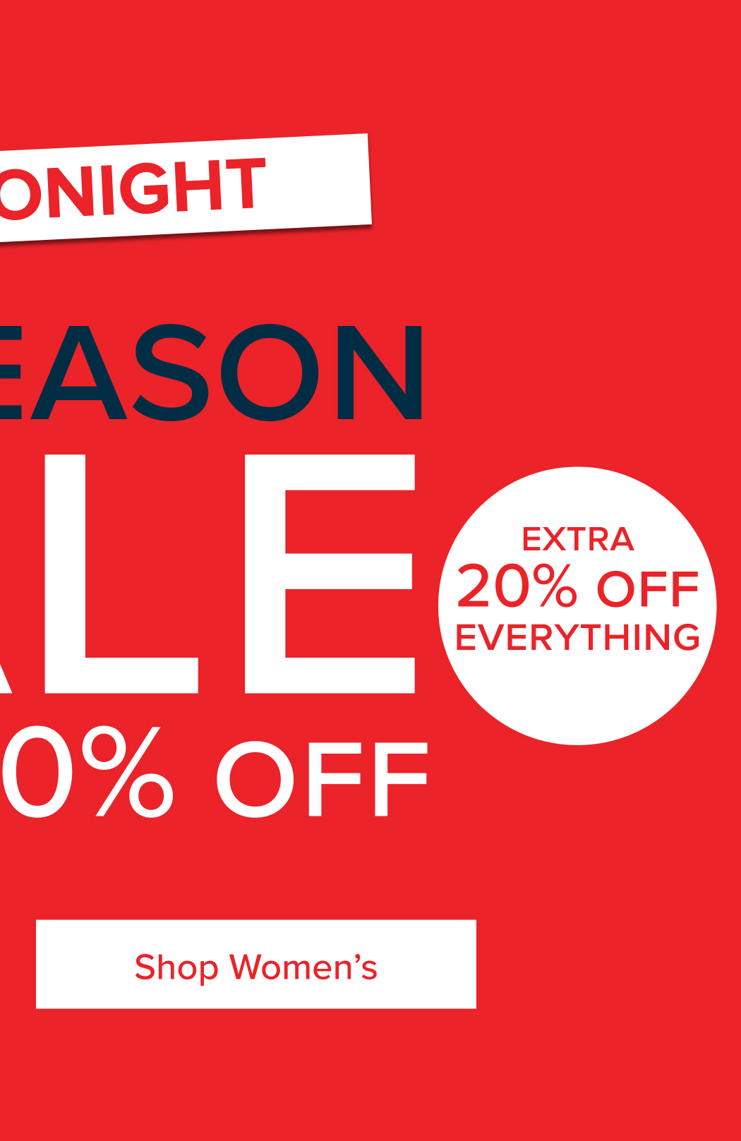 mid season sale - up to 50% off + extra 20% with code SALE20