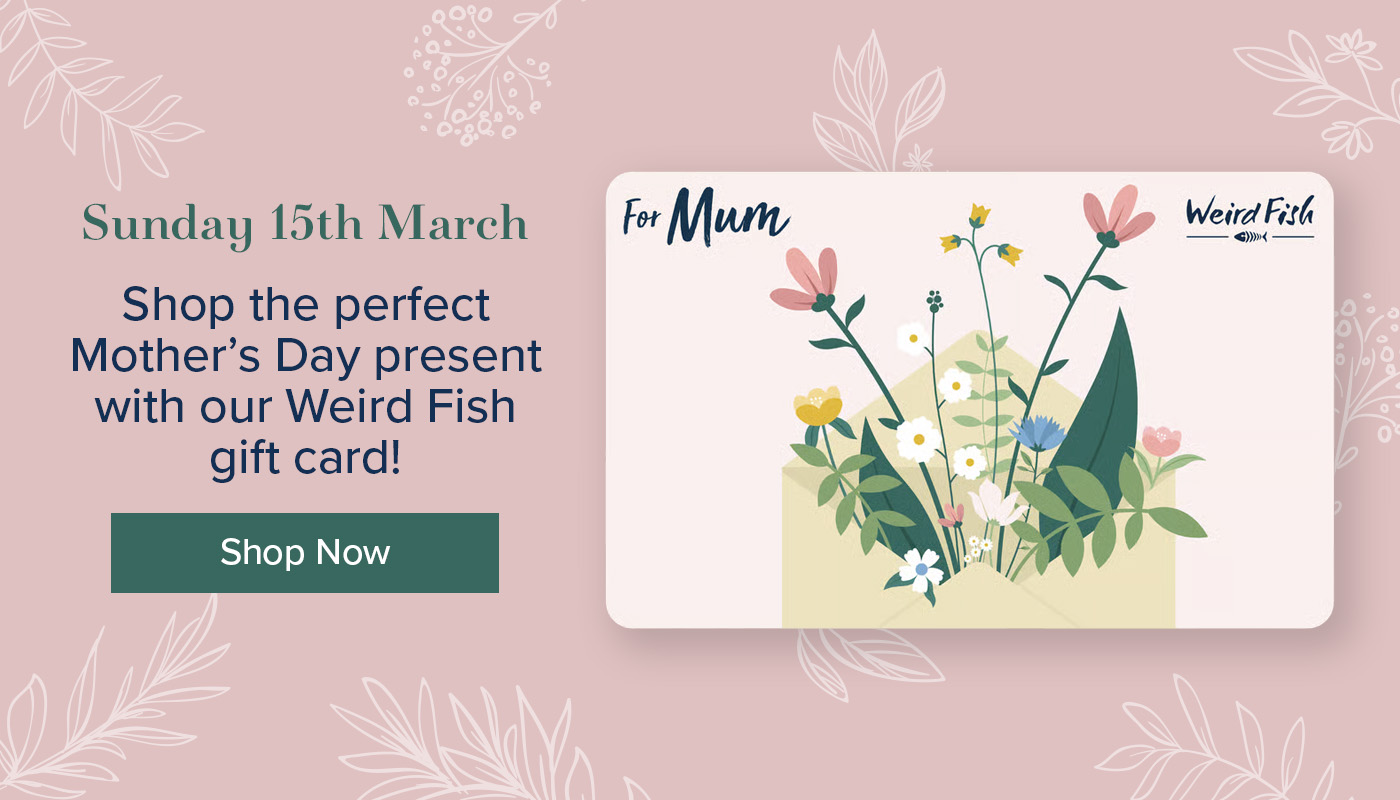 Mother's day gift card available at Weird Fish 