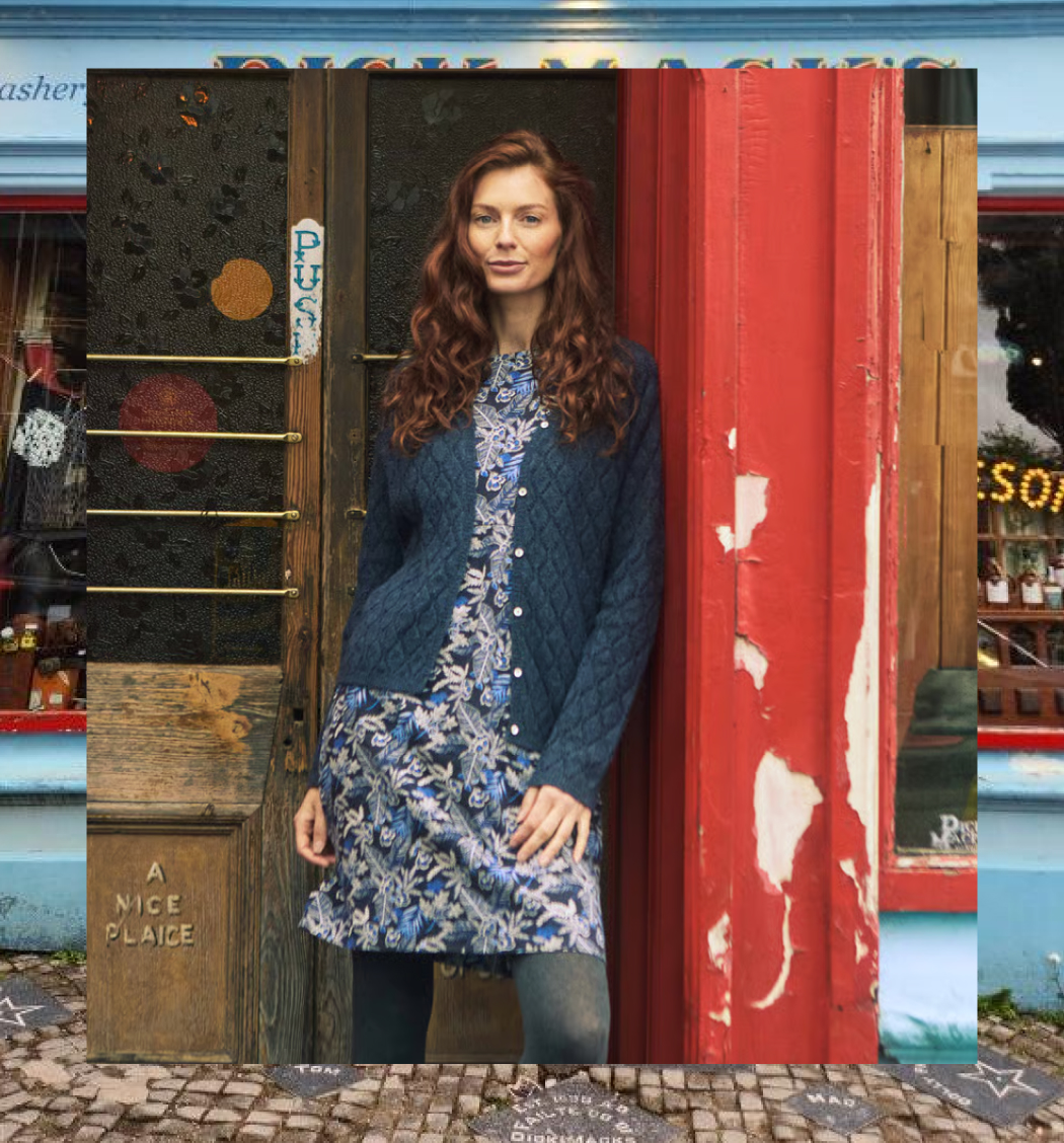 Printed Jersey Dress