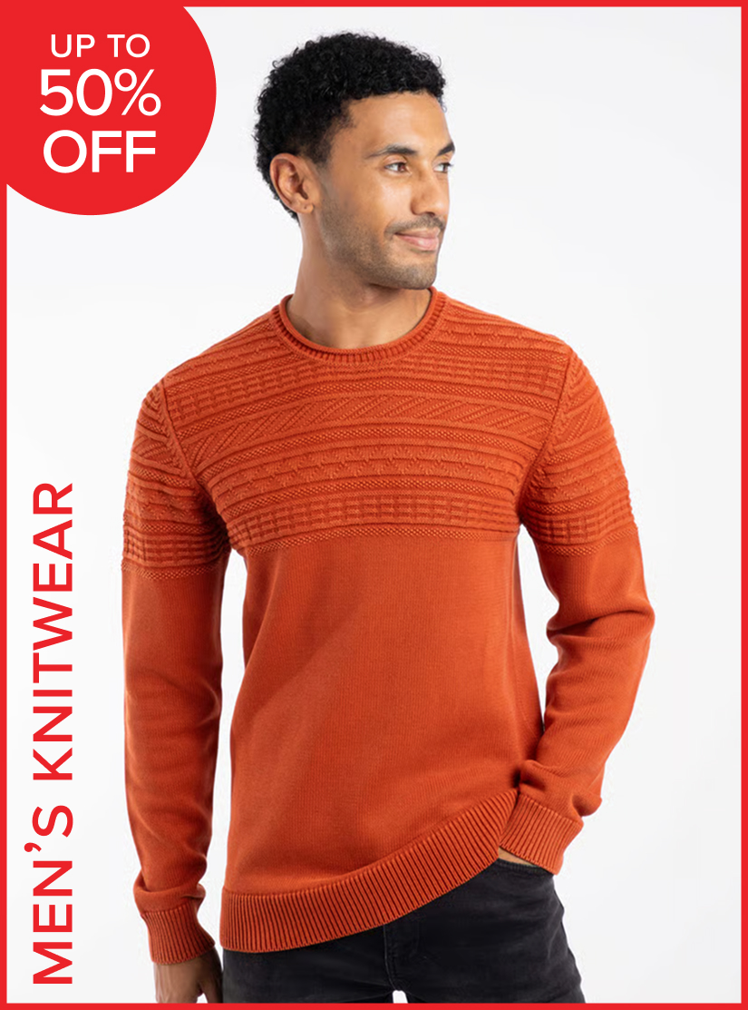 Men's Knitwear - up to 50% off