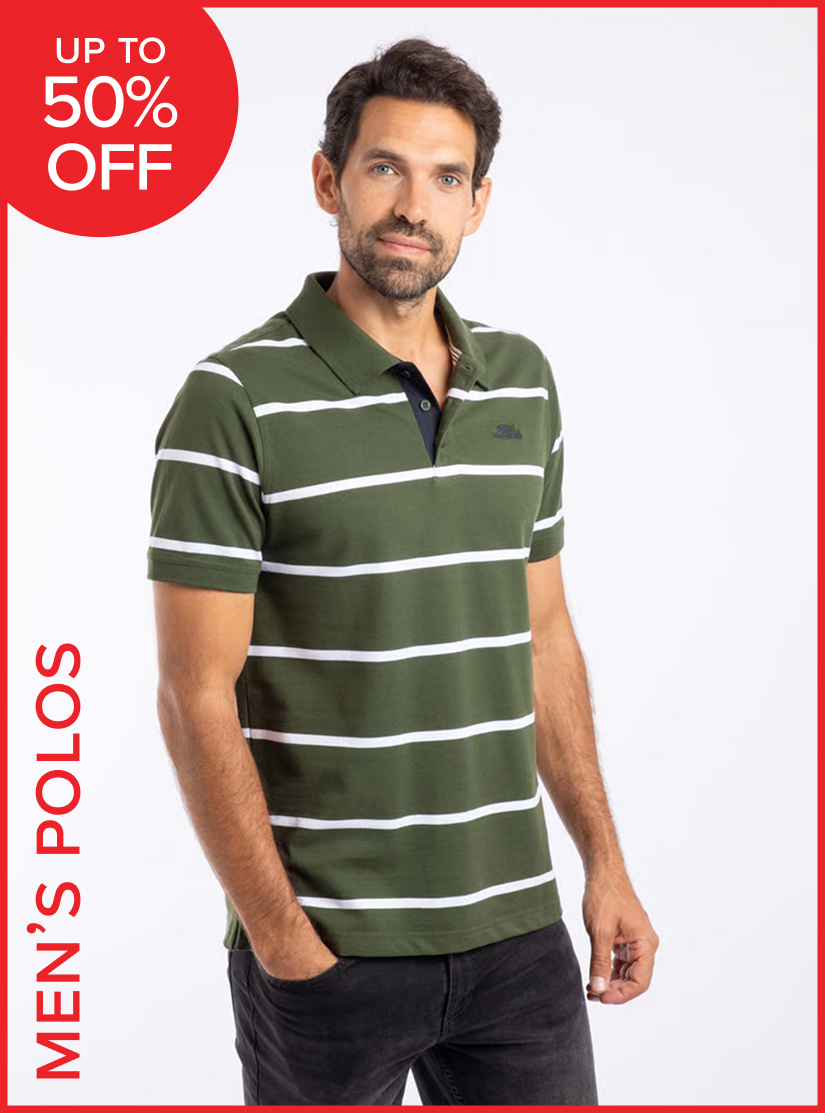 Men's Polos - up to 50% off 