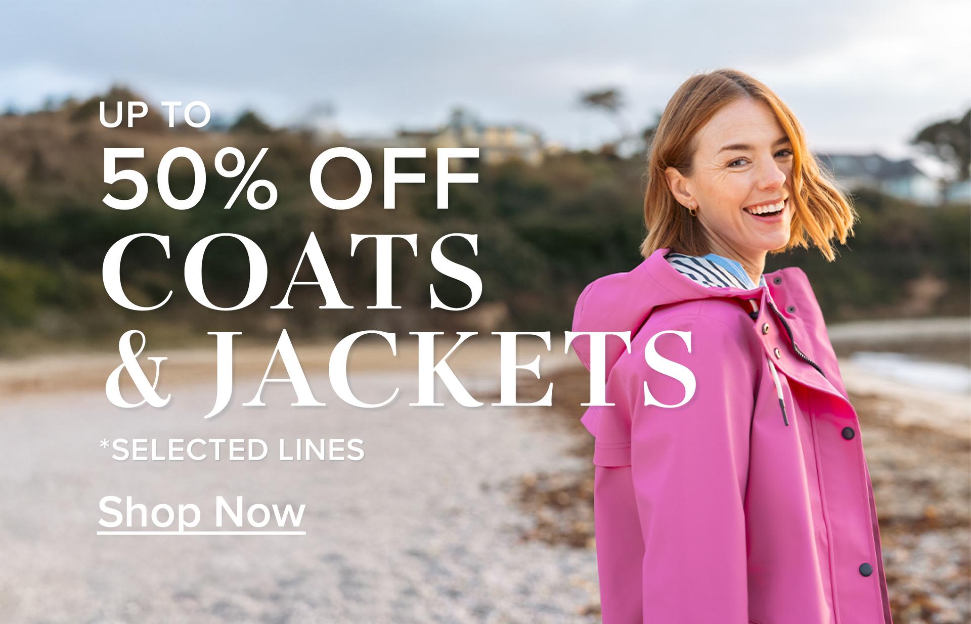 20% Off Women's Coats & Jackets 