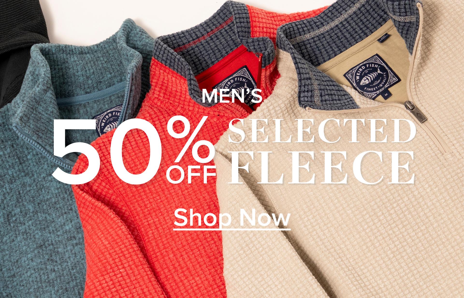 50% Off Selected Fleece Men's