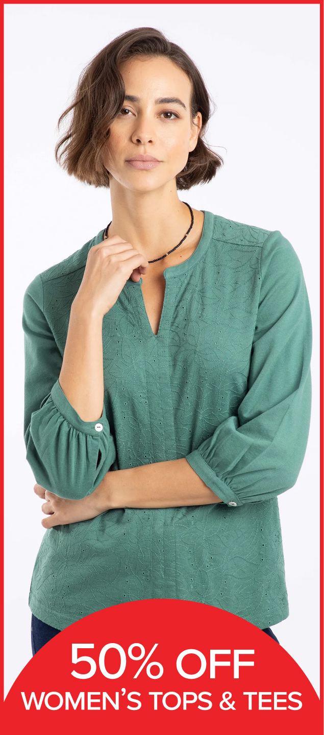Women's Tops and tees - up to 50% off