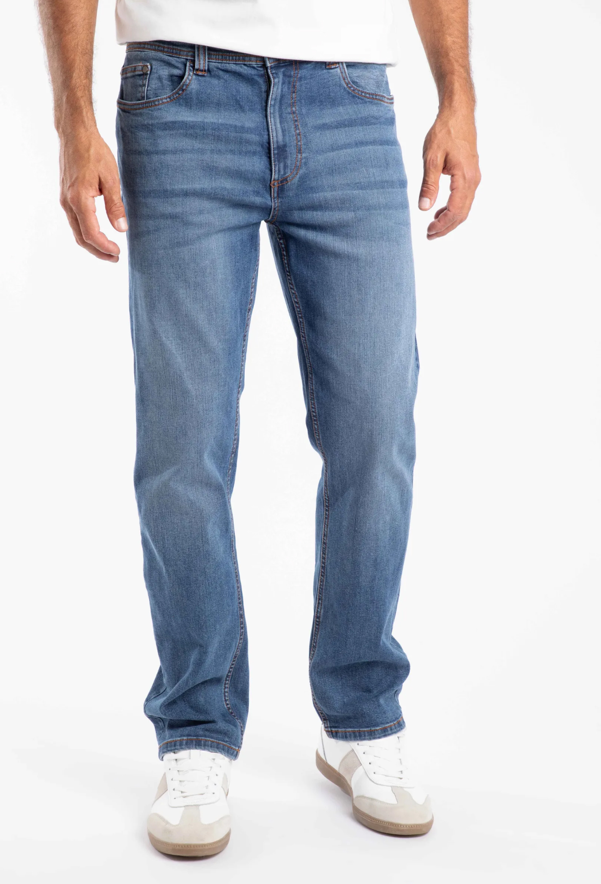 Eddie Straight Leg Denim Jeans Indigo