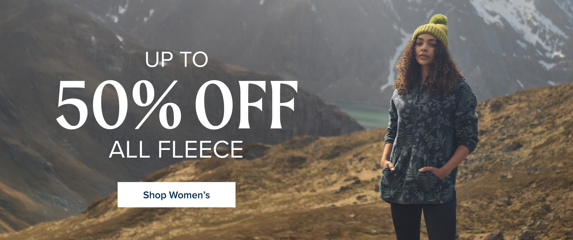 Shop up to 50% off Women's Fleece