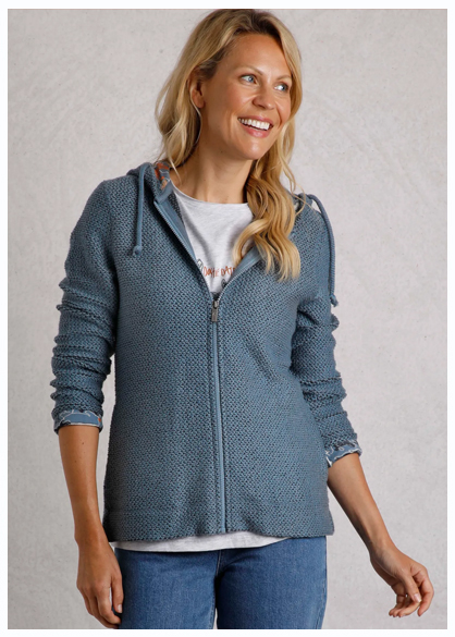 Chicoa Full Zip Hooded Classic Eco Macaroni