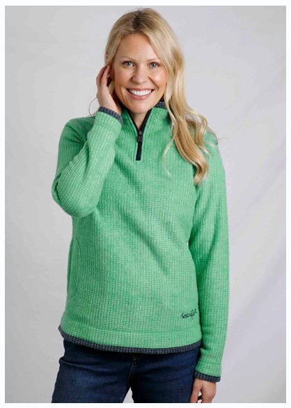 Beye Eco 1/4 Zip Grid Fleece