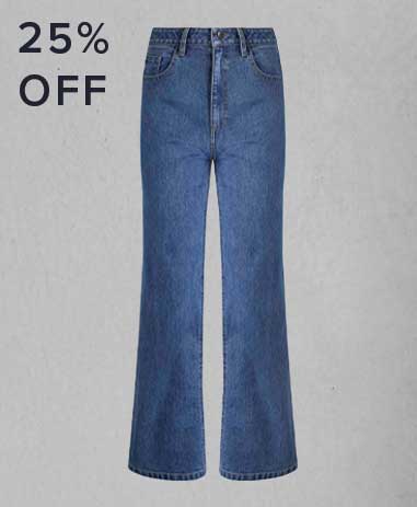 Corine Wide Leg Denim Jeans