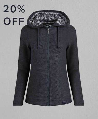 Chicoa Full Zip Eco Macaroni Hoodie