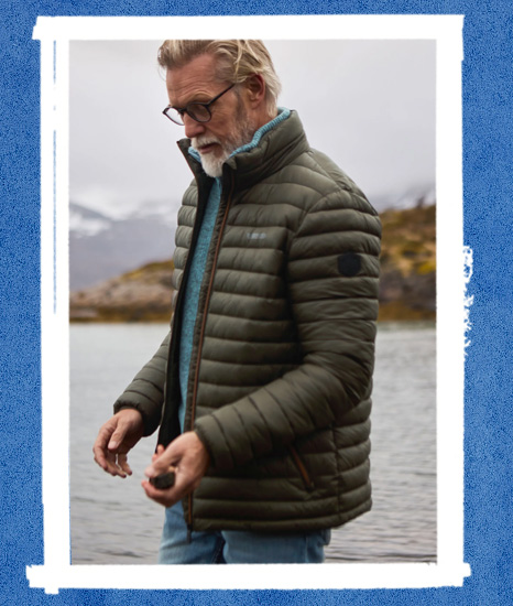Crantock Lightweight Showerproof Padded Jacket Anthracite