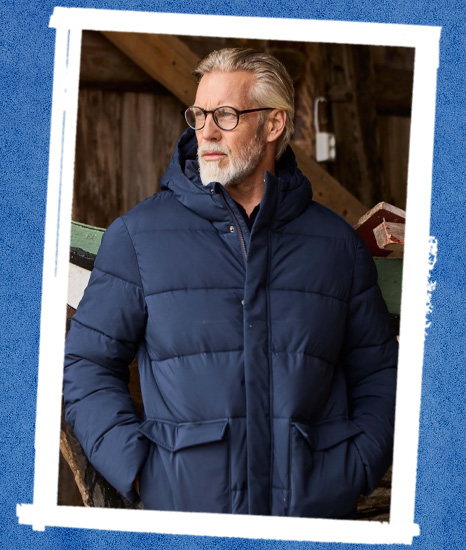 Calderwood Heavy Weight Padded Jacket Midnight