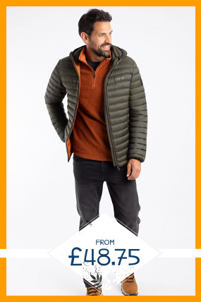 Flete Lightweight Showerproof Padded Hooded Jacket Anthracite