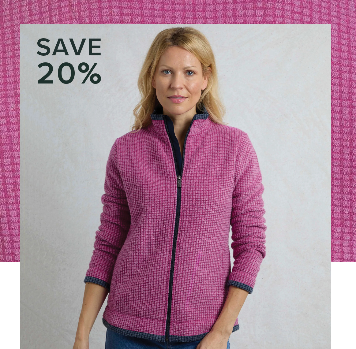Ariana Eco Full Zip Grid Fleece
