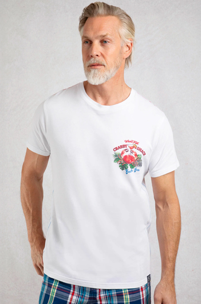 Crabby Shack Back Print Graphic T-Shirt