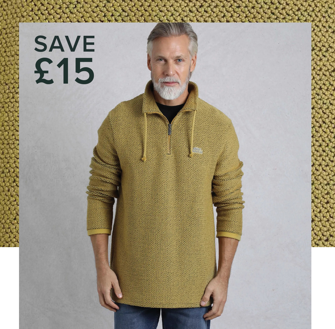 Cruiser 1/4 Zip Eco Macaroni