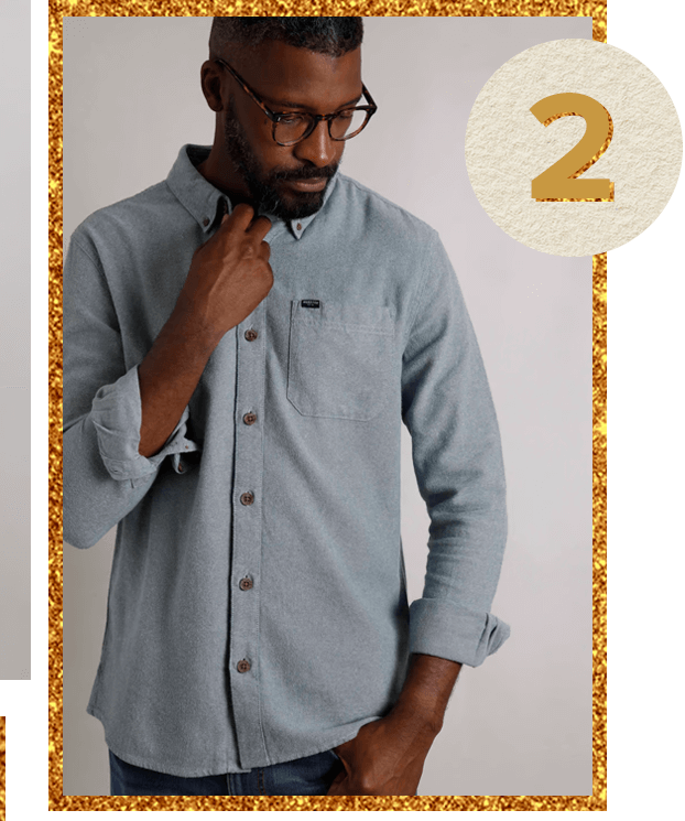 Curzon Organic Cotton Button Down Flannel Shirt