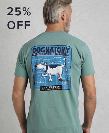 Dognatomy Back Print Artist T-Shirt