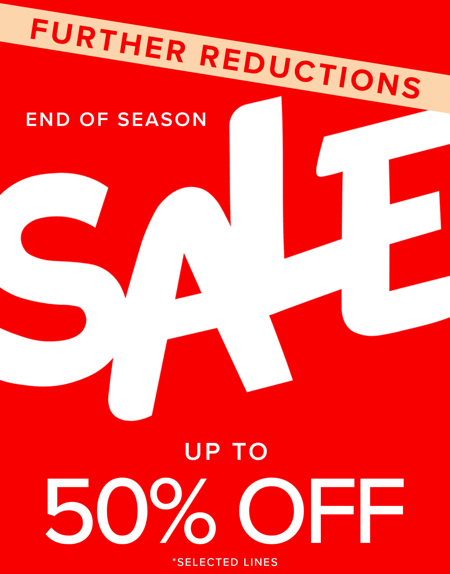 End Of Season Sale! Up To 50% OFF!