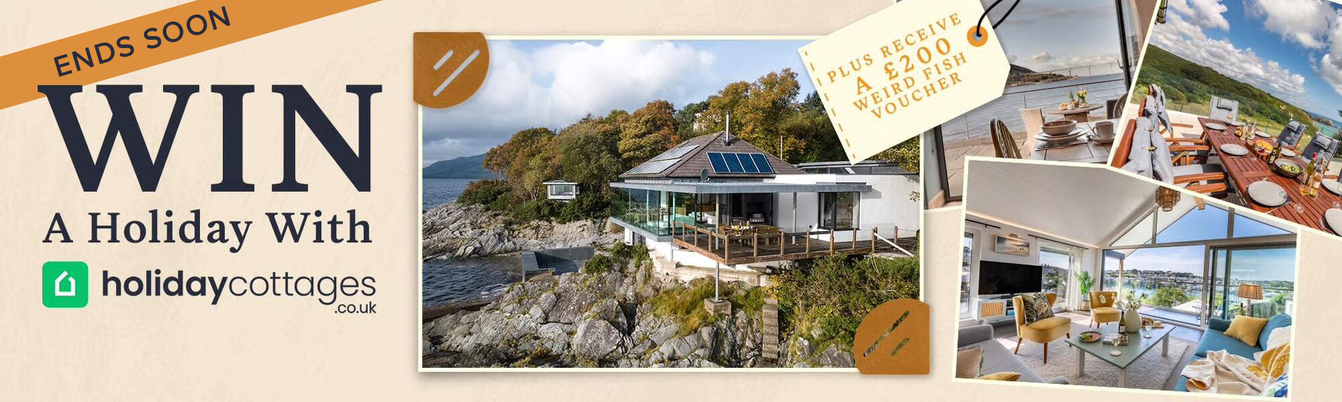 Win a holiday with Holiday Cottages