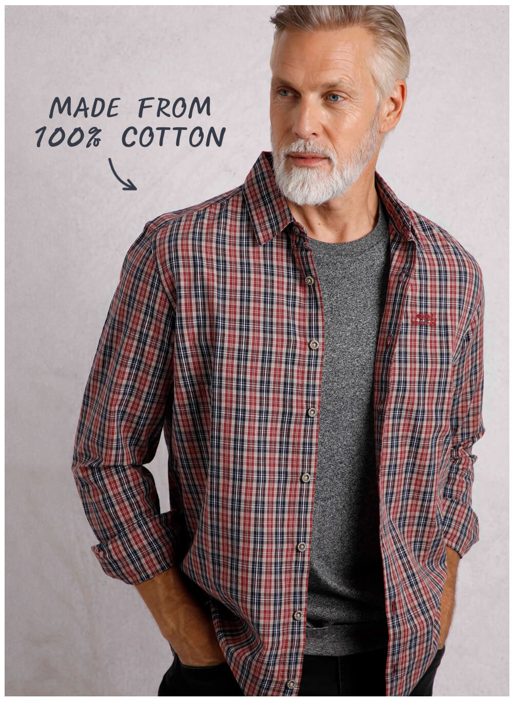 Lando Long Sleeve Check Shirt