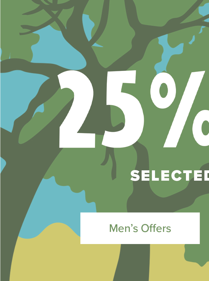 25% Off Selected Styles