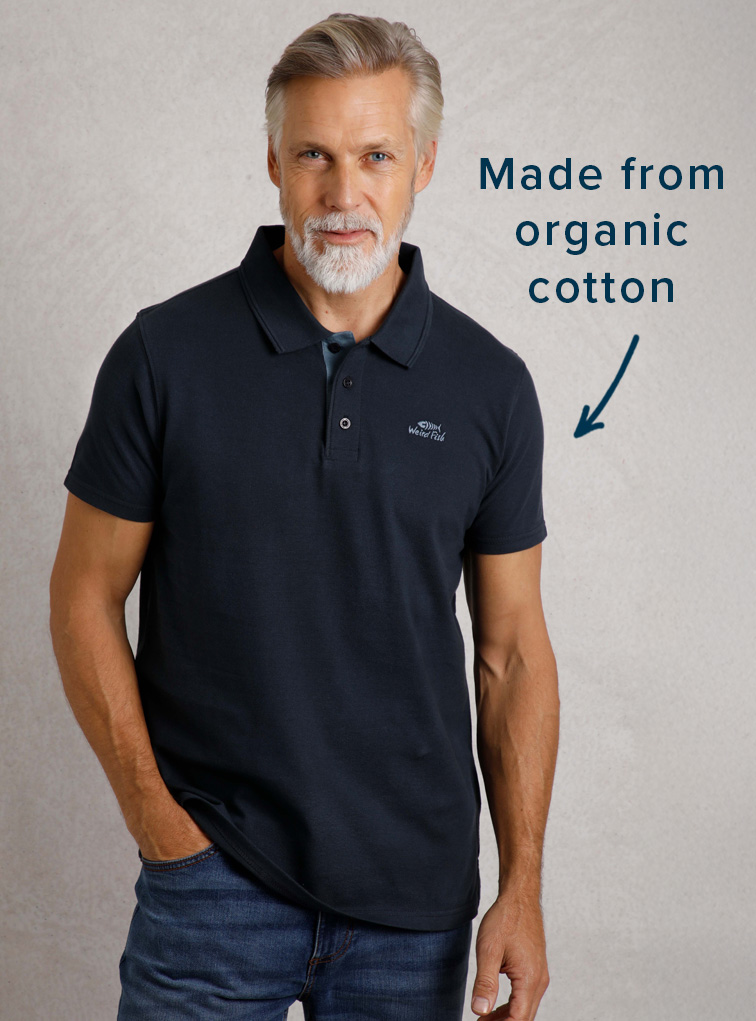 Miles Organic Cotton Pique Polo
