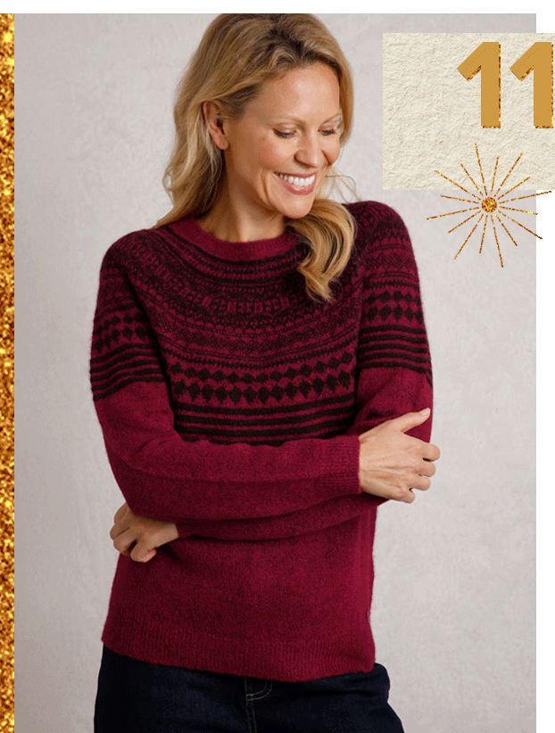 Miska Eco Fair Isle Jumper
