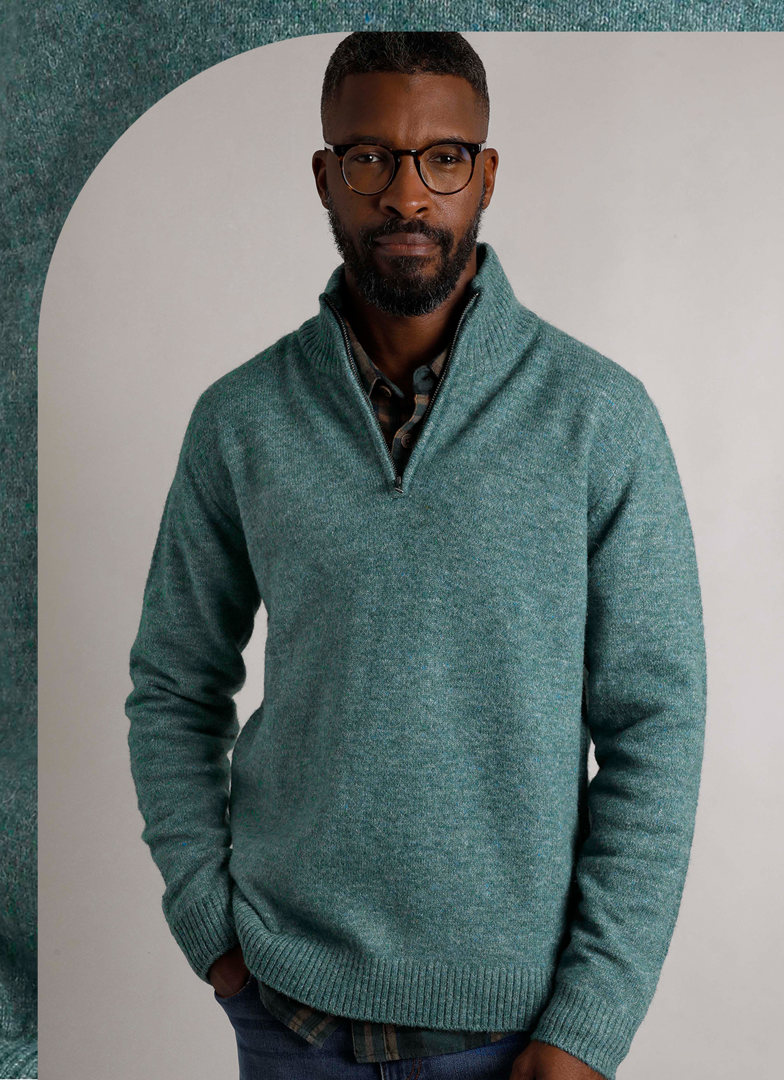 Helmsdale Eco 1/4 Zip Jumper