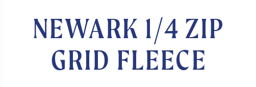 Newark 1/4 Zip Grid Fleece Washed Black