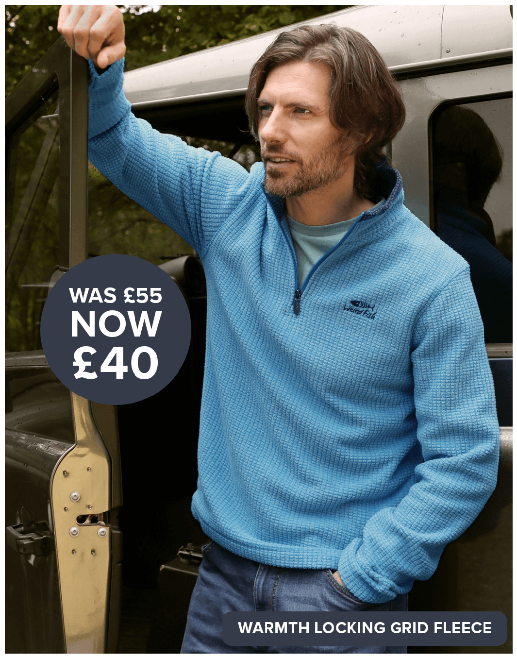 Warmth Locking Grid Fleece