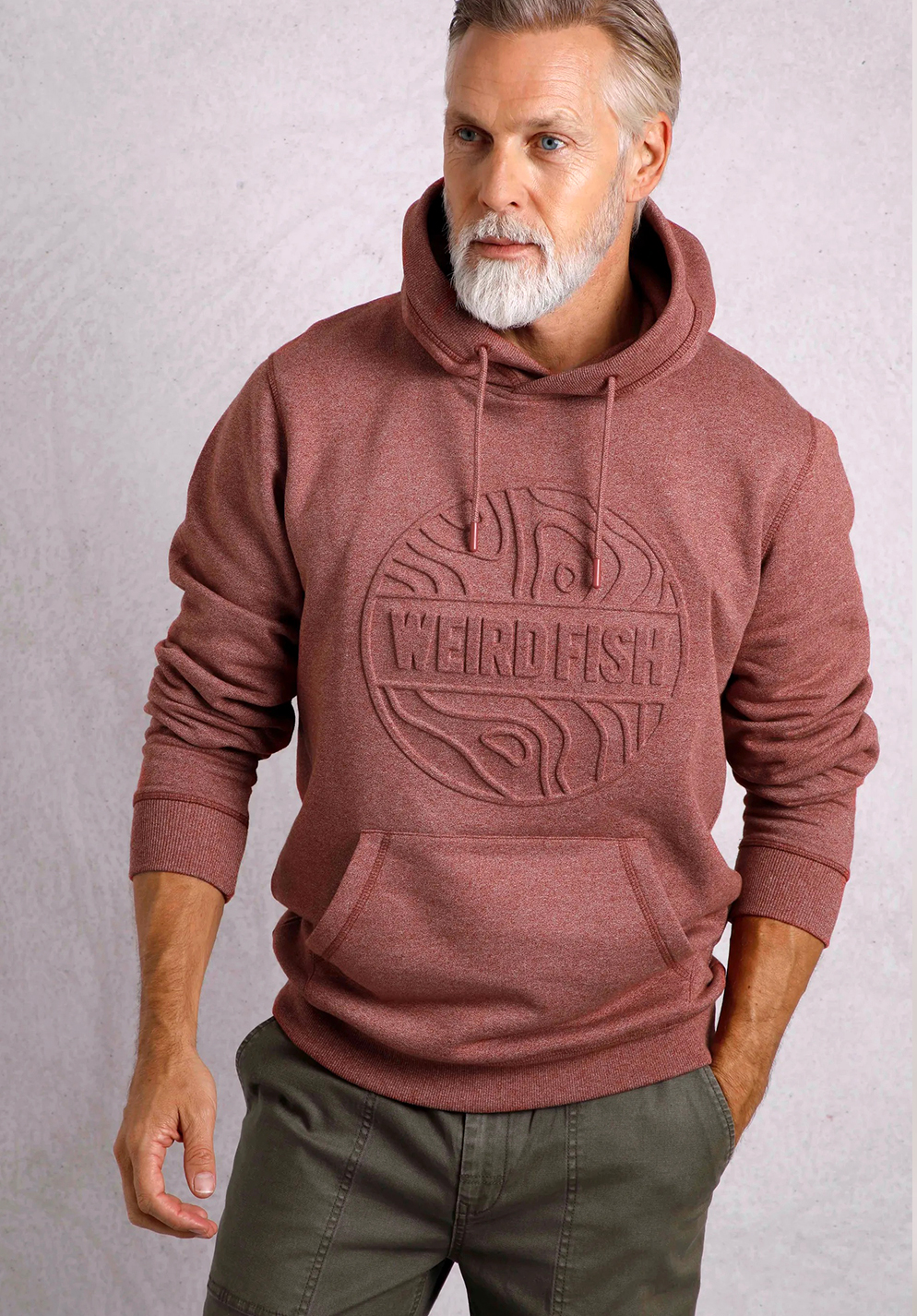 Perranporth Embossed Grindle Hoodie