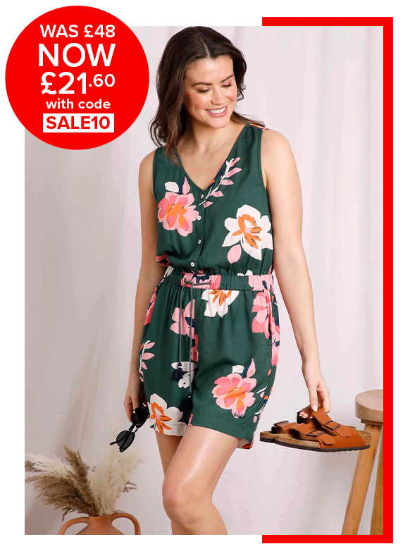 Mare Eco Viscose Printed Playsuit