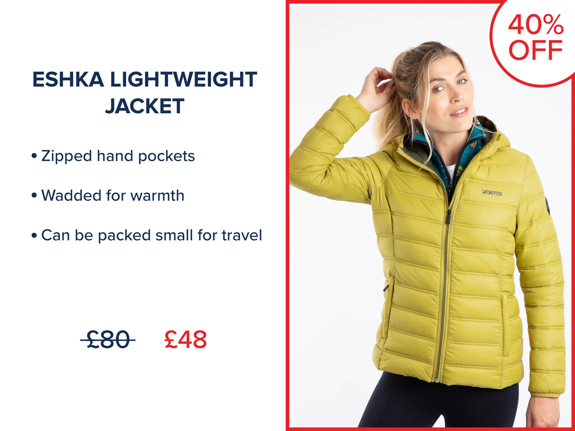 Eshka Lightweight Padded Jacket Tarragon