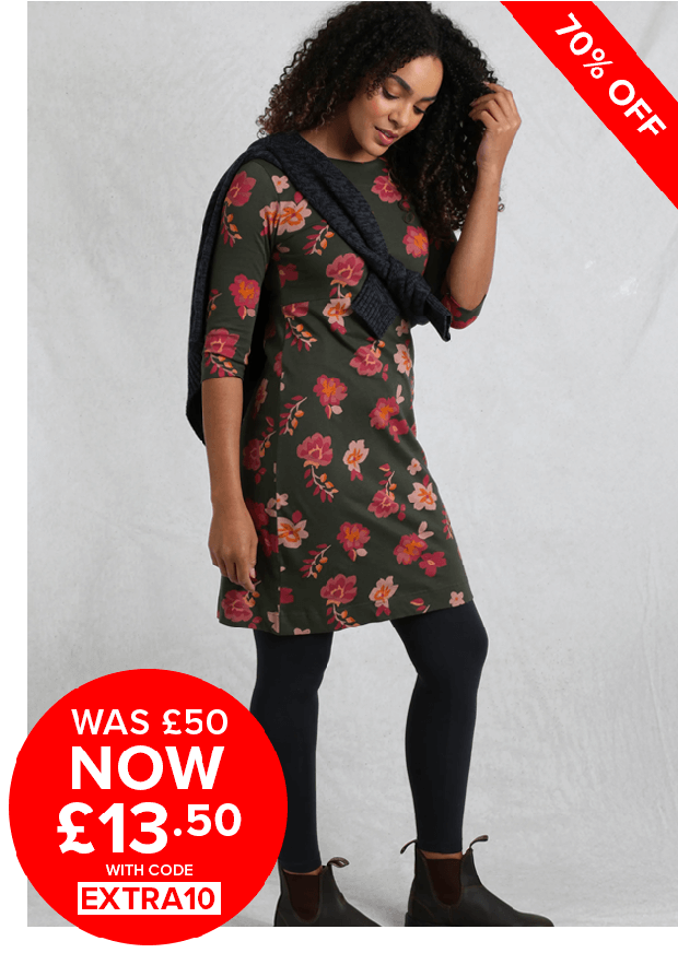 Shafika Printed Jersey Dress