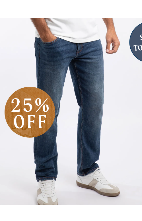 Eddie Straight Leg Denim Jeans Indigo