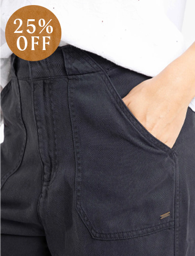 Farida Wide Leg Trouser Navy