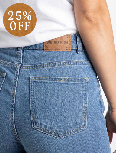 Corine Wide Leg Denim Jeans Denim
