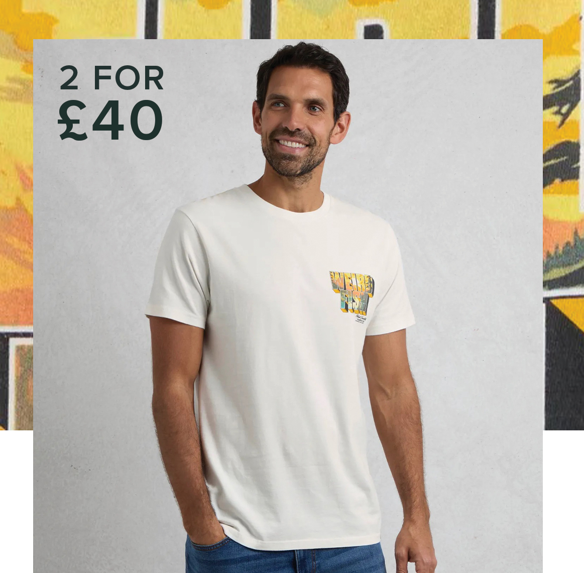 Wild Life Back Print Graphic T-Shirt