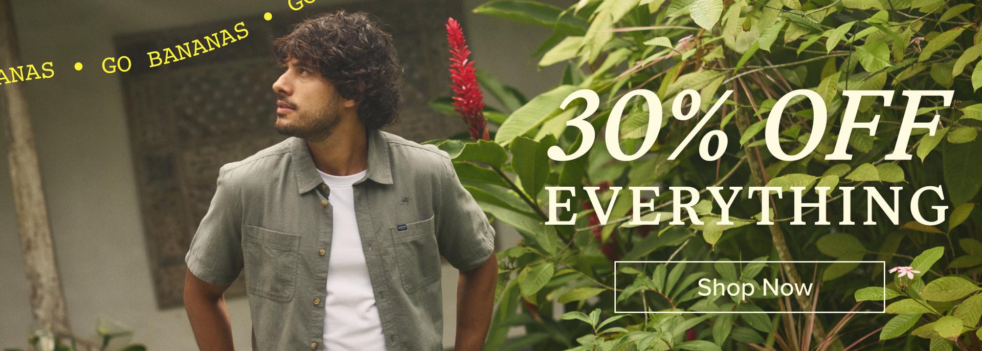 30% off EVERYTHING - Shop Men's