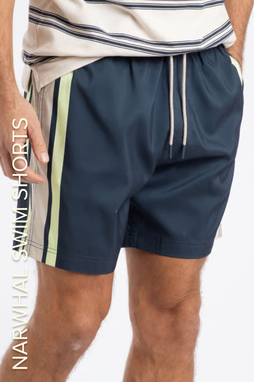 Narwhal Swim Shorts Navy