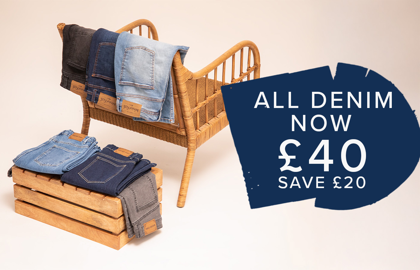 All denim now £40 - save £20
